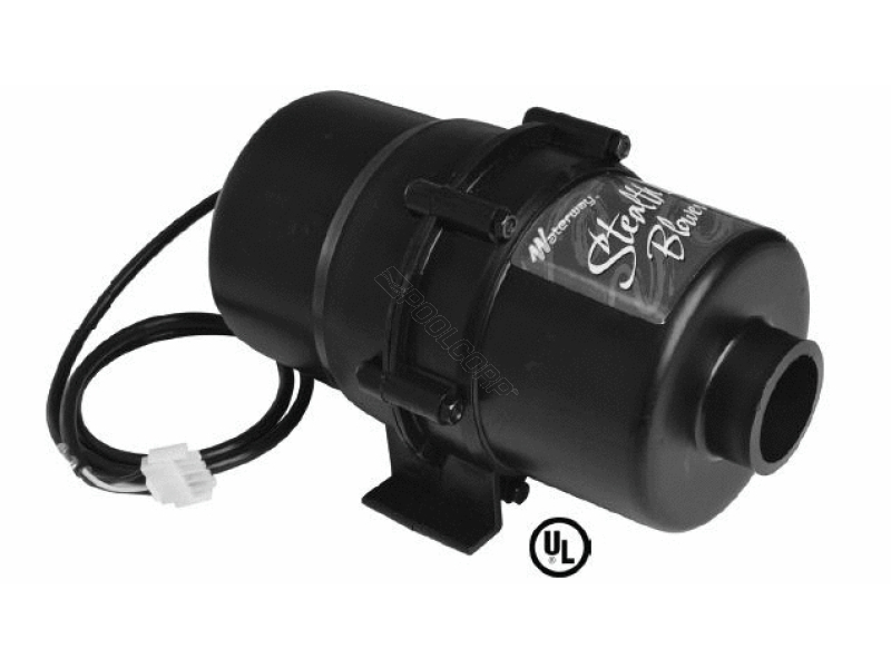 POOL360 1HP 220V STEALTH SPA BLOWER W/ 6' AMP CORD