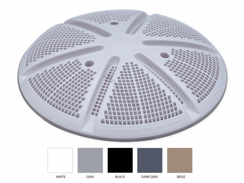 POOL360 10" BLACK ULTRA RETRO SUCTION COVER & FRAME